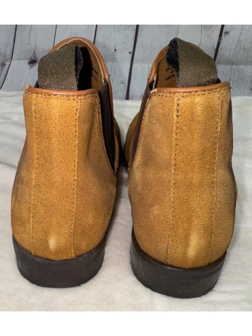 FRYE Suede Chelsea Boots Men’s Size 10 D Pull Tab